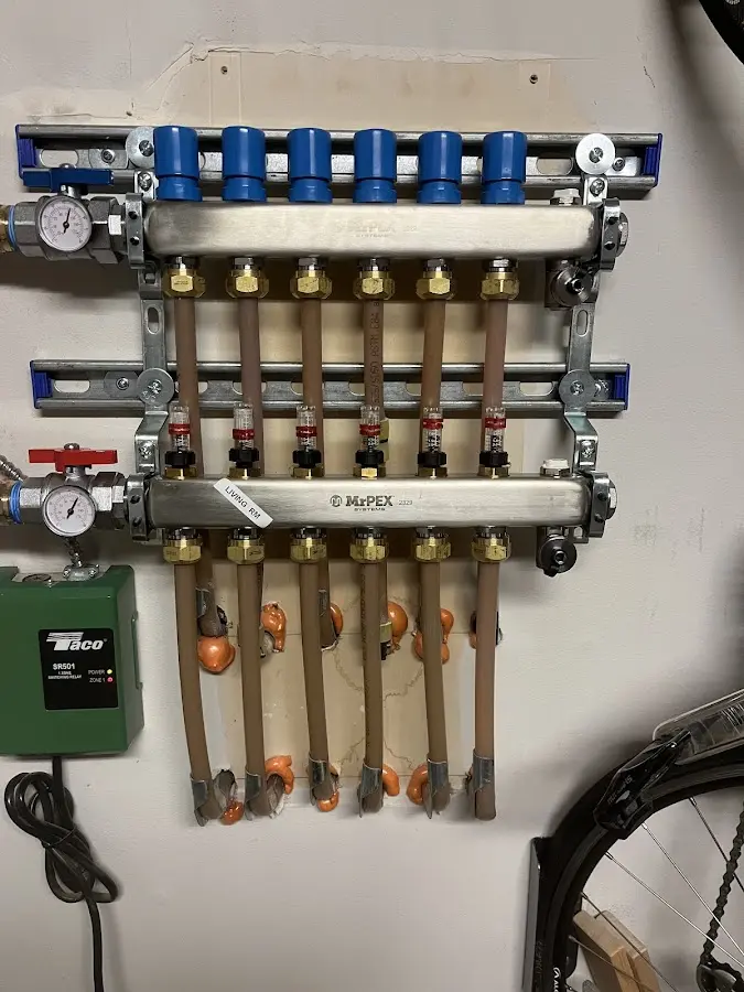 Plumber performing Leak Detection at a residential property in Wauseon